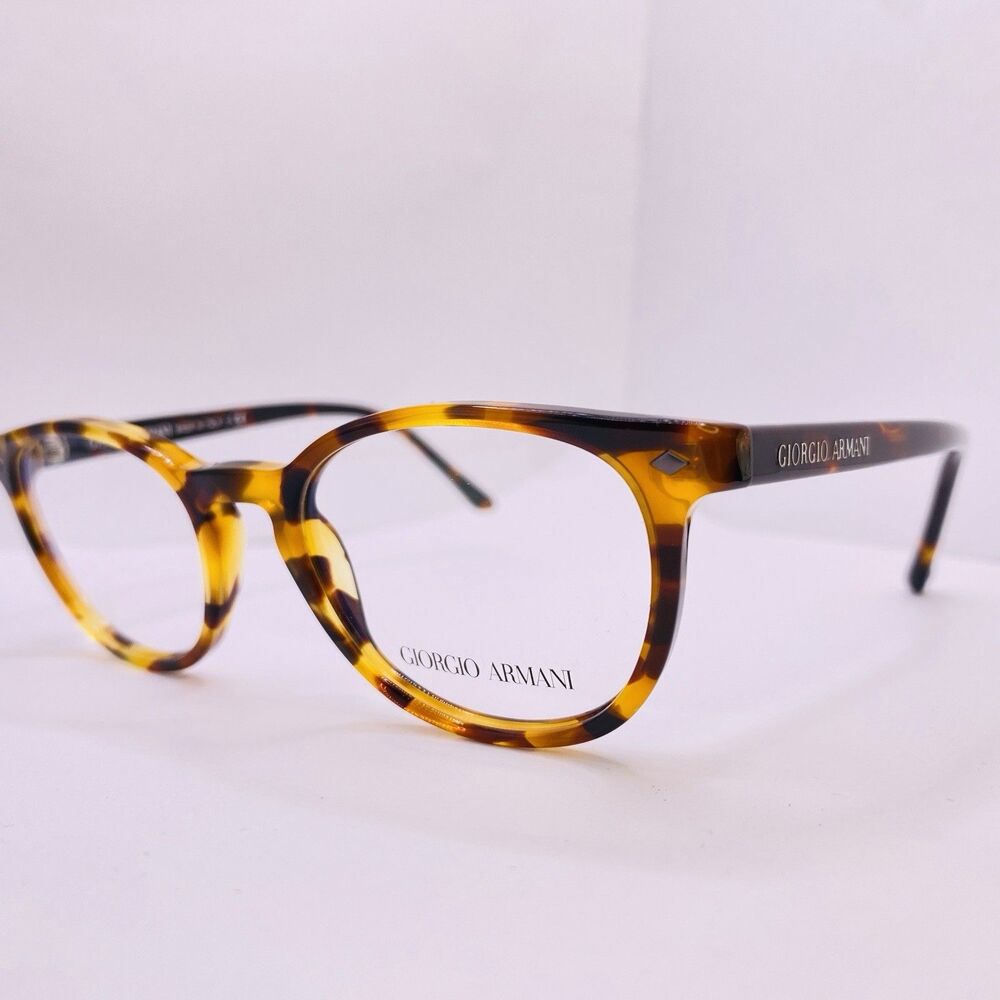 Giorgio Armani Eyeglasses Frames Of Life AR 7096 5092 48 [] 19 140 Havana Amber